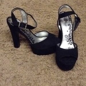 Black heels